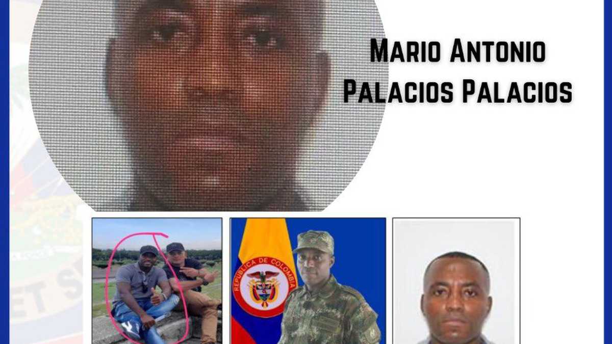 Policía de Haití publica cartel de se busca contra un colombiano Mario Antonio Palacio