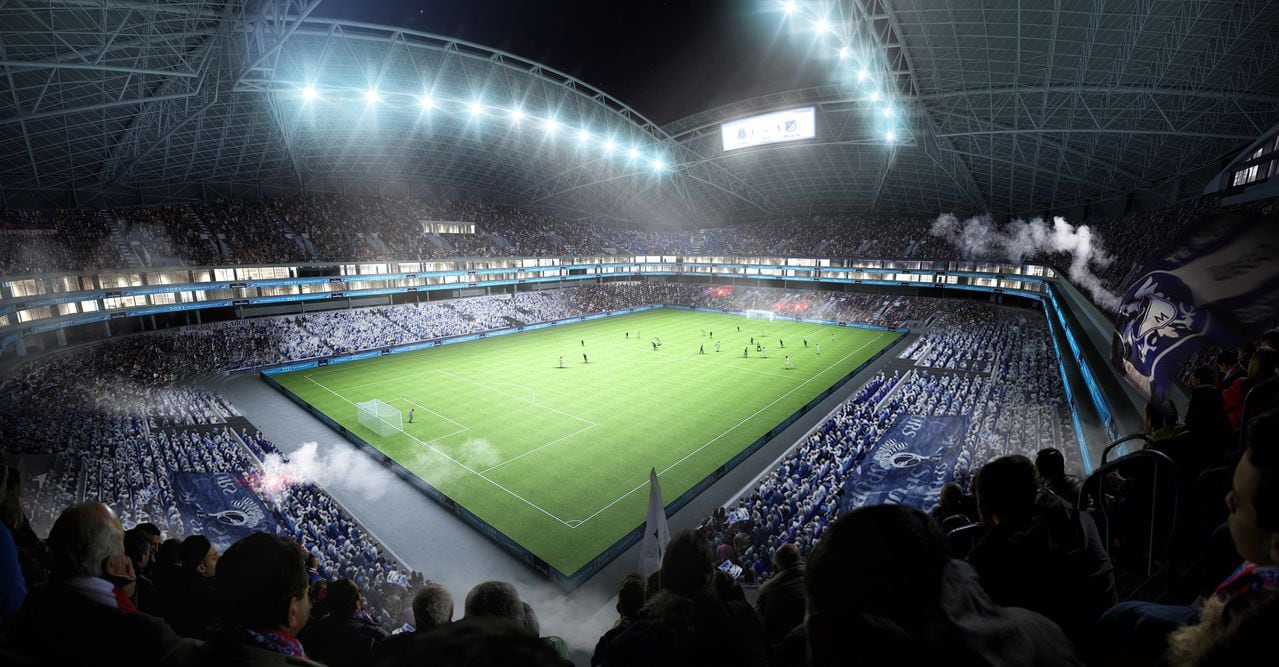 Proyección del estadio El Campín para el 2027
