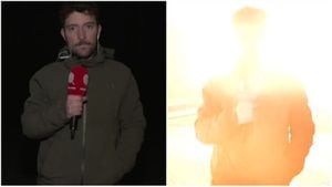 Periodista francés transmitía en vivo cuando se registró una explosión.