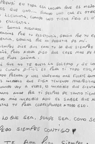 Carta de Dani Alves para Joana Sanz.