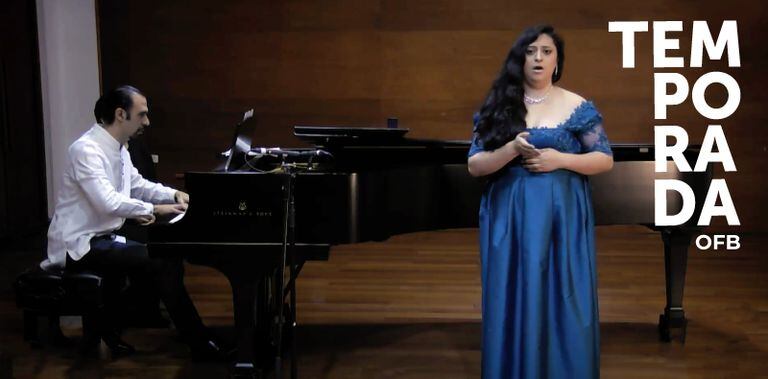 Ganadora del Premio de Canto Ciudad de Bogotá 2020, la mezzosoprano María José Ramírez Sánchez. Cortesía de la OFB