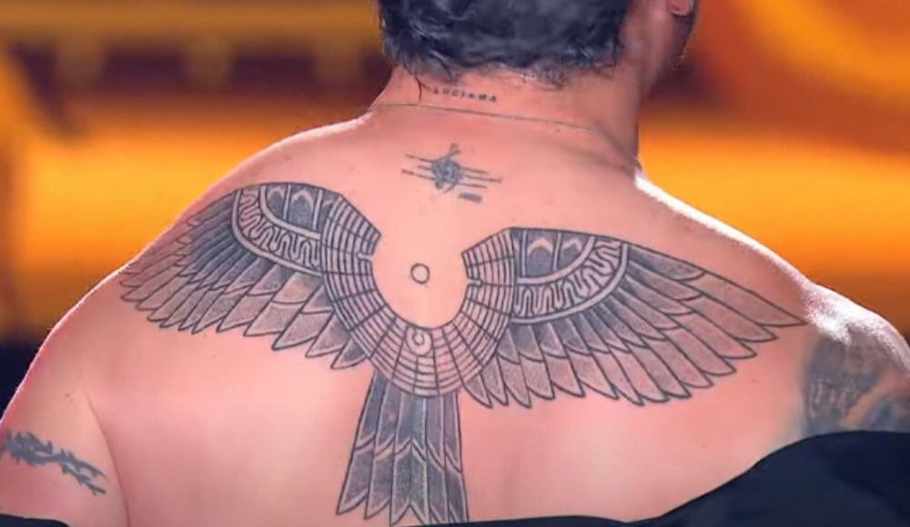 Tatuaje de Alejandro Fernández de 'Yo me llamo'