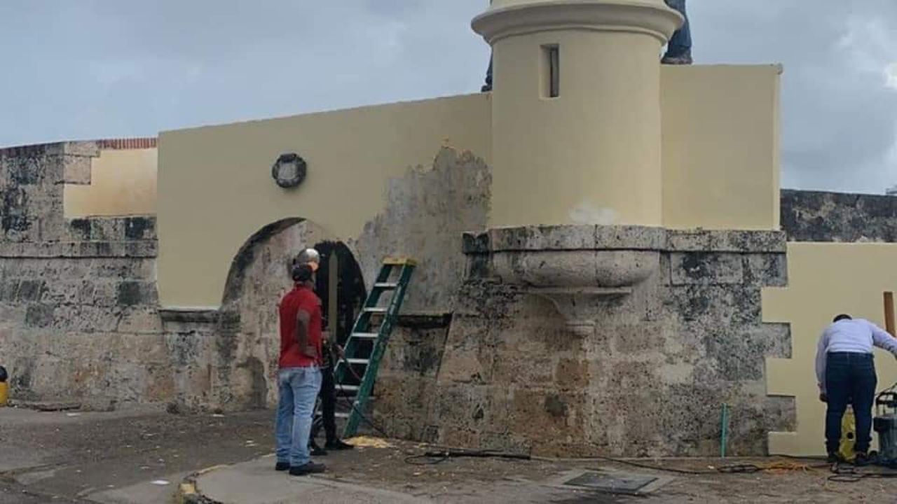 Club de Pesca, murallas, Alcaldía de Cartagena