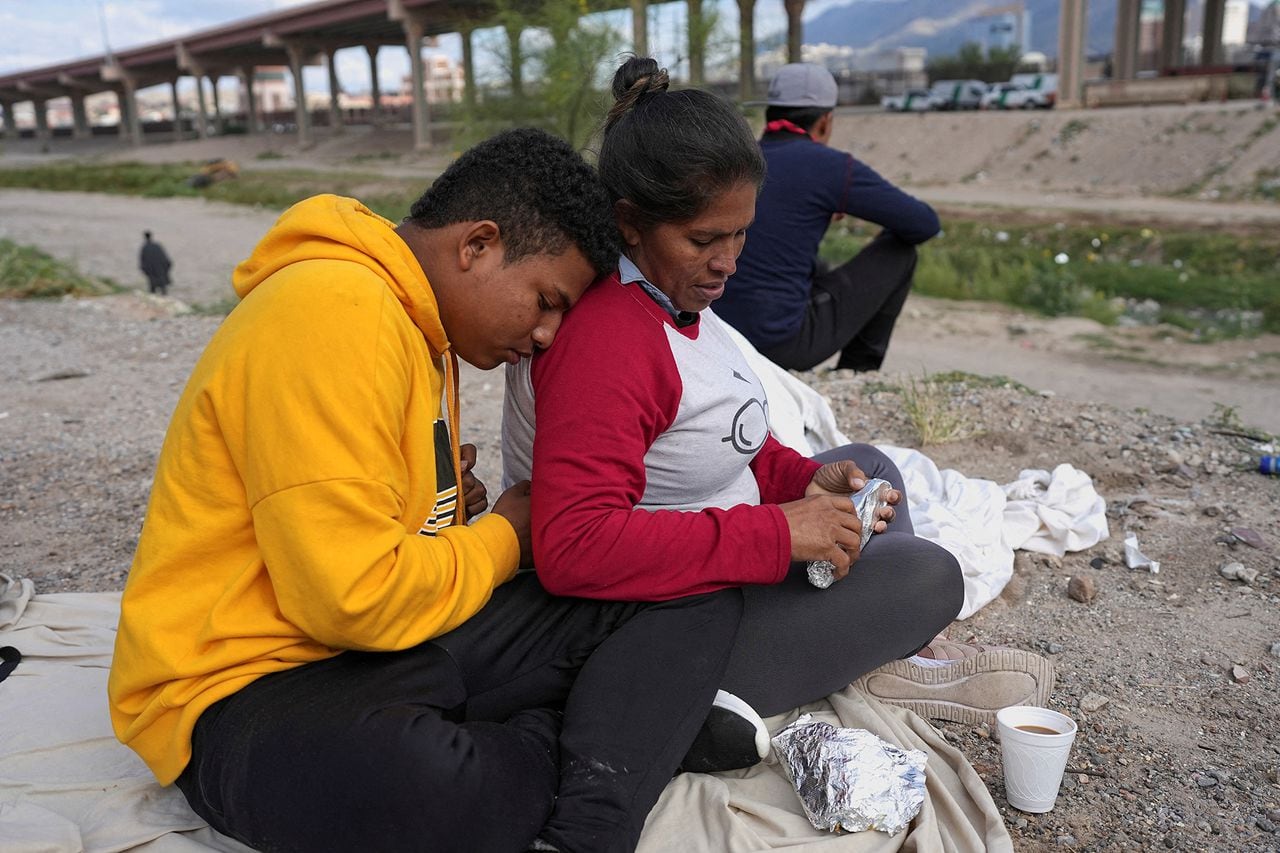 En imágenes : Migrantes venezolanos expulsados de EE.UU. y devueltos a México