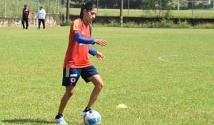Carolina Arias, jugadora de la Selección Colombia Femenina