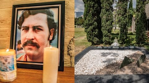Tumba de Pablo Escobar en Itagüí.