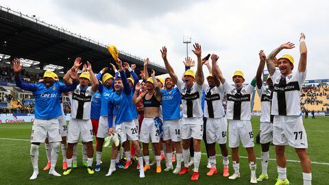 Parma ascendió a la Serie A.