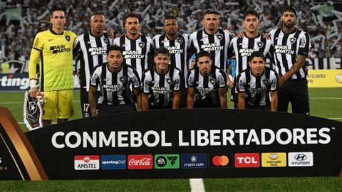 Nómina con la que el Botafogo enfrentó al Junior por Copa Libertadores.