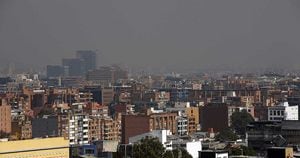 Panorámica de la contaminación del aire en Bogotá.