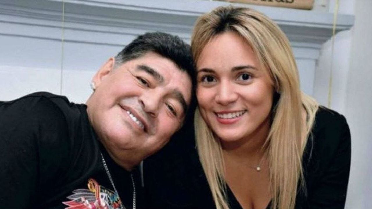 Maradona y Rocío Oliva