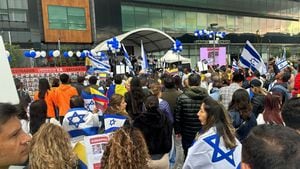 La manifestación se hizo a las afueras de la Embajada de Israel en Colombia.
