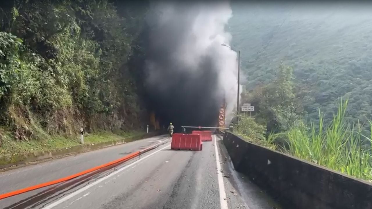 Incendio Túnel Quebradablanca