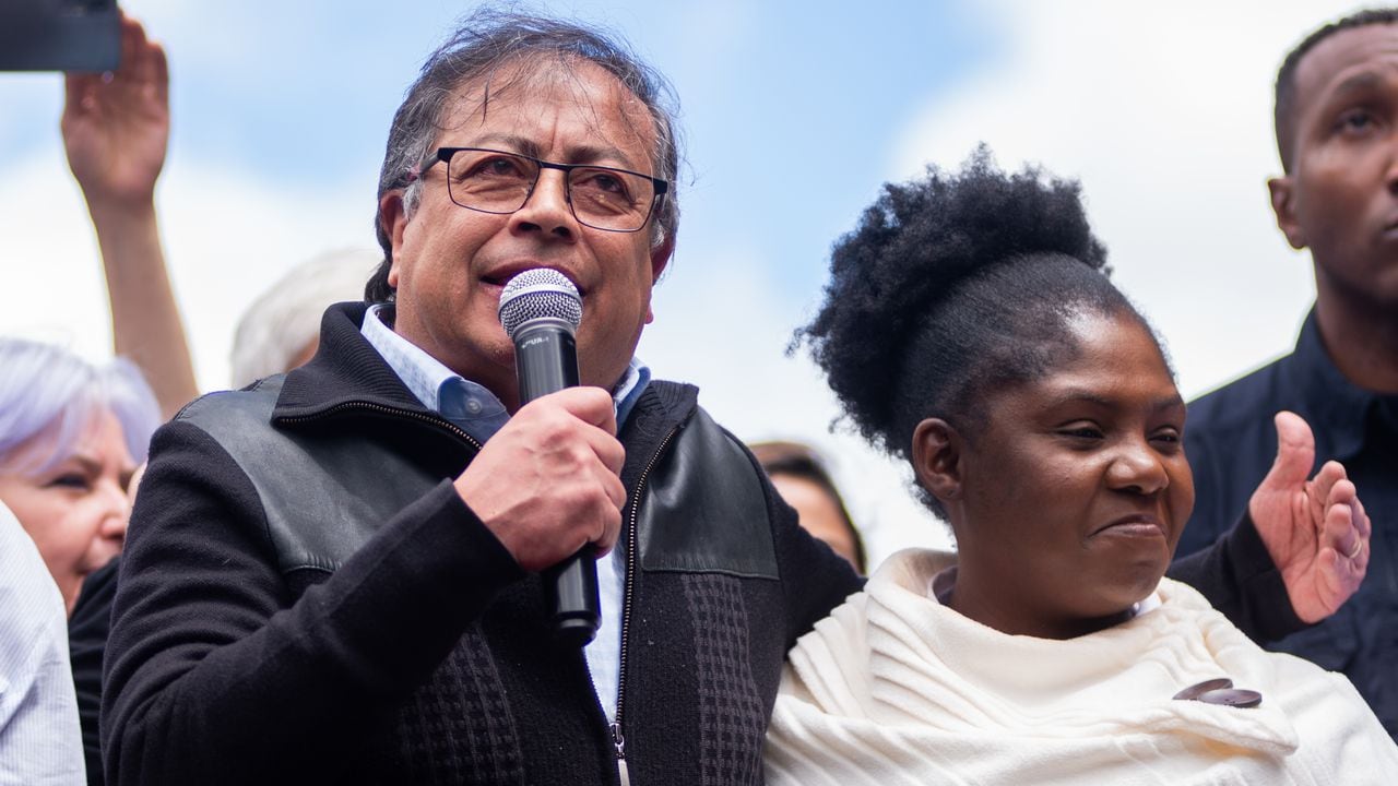 El presidente Gustavo Petro arremetió duramente en contra de la prensa en medio de su discurso en la Plaza de Bolívar el pasado miércoles.