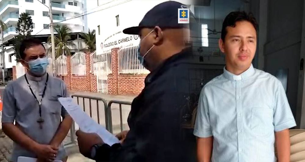 El sacerdote Christian Mercado, de 34 años, fue capturado en Cartagena, luego de ser acusado de violar repetidamente a una joven de 15 años.
