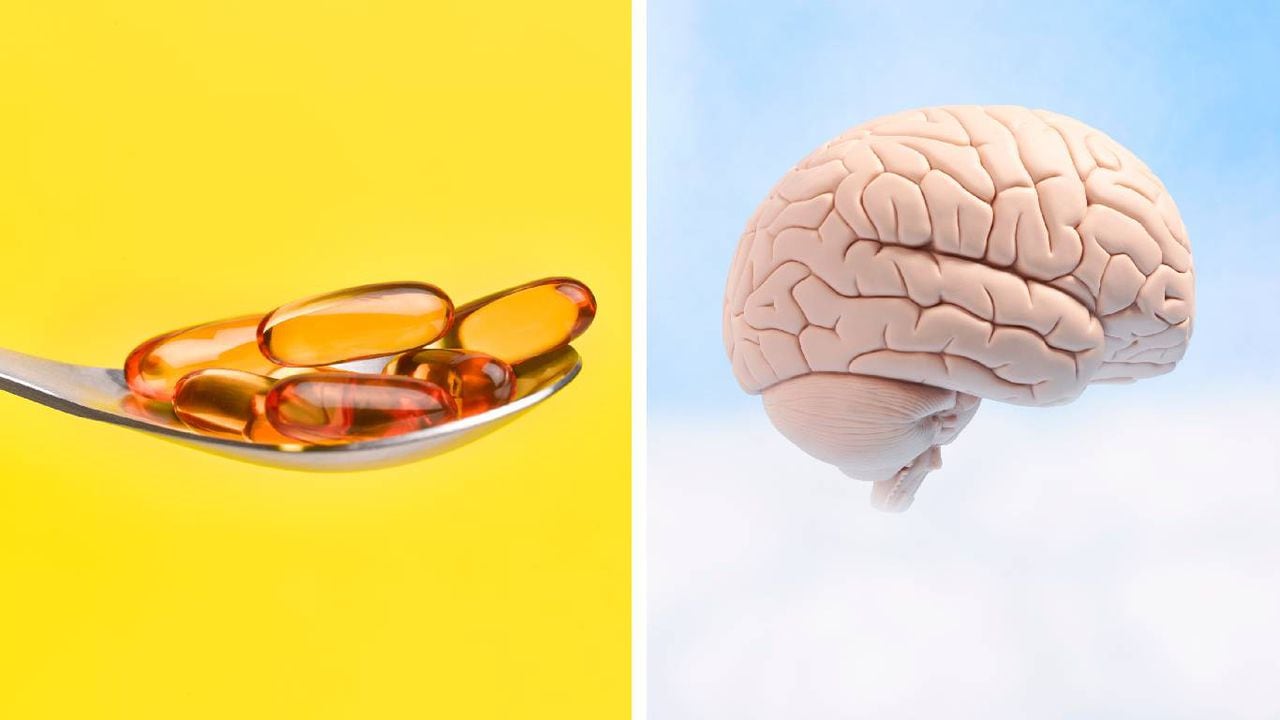 Una dieta saludable y el consumo de vitaminas es fundamental para la salud del cerebro. Foto: Getty Images. Montaje SEMANA.
