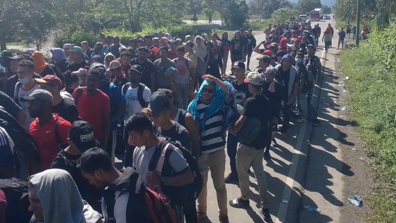 Los caminantes migrantes que viajan por Centroamérica se han vuelto un problema social para los países de esa parte del continente