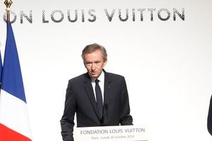 Bernard Arnault, CEO de la marca de lujo Louis Vuitton. Getty