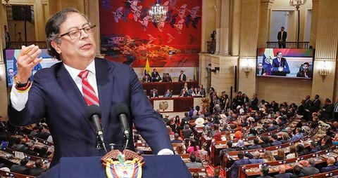 El presidente Gustavo Petro demostró en 2023 que tiene mayorías en la Cámara de Representantes. En el Senado su respaldo está por verse. 