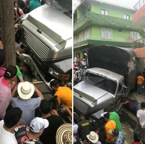 Accidente en Campamento, Antioquia