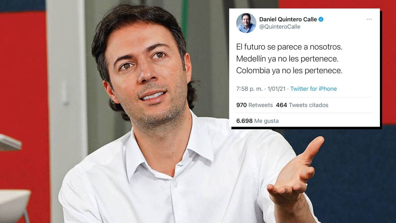 El trino del alcalde de Medellín Daniel Quintero que enardeció a muchos