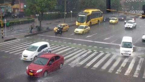 Este es el panorama de lluvias en Bogotá.
