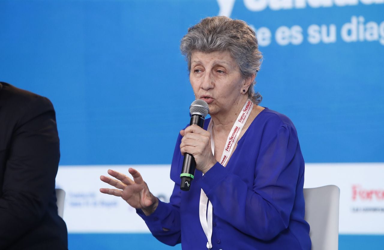 Gloria Quiceno, presidenta de la Asociación de Usuarios de Sanitas.