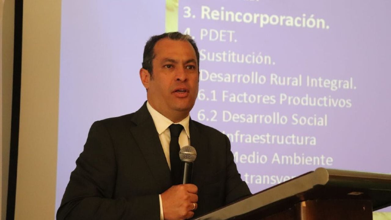 Consejero Presidencial (e) para la Estabilización y la Consolidación, Juan Carlos Vargas Morales.