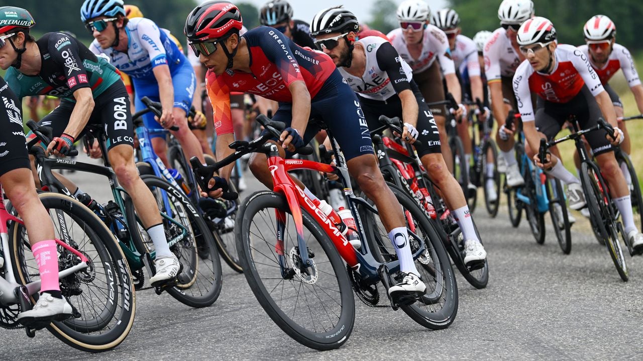 CREST-VOLAND, FRANCE - JUNE 09: Egan Bernal of Colombia and Team INEOS Grenadiers competes during the 75th Criterium du Dauphine 2023, Stage 6 a 170.2km stage from Nantua to Crest-Voland 1218m / #UCIWT / on June 09, 2023 in Crest-Voland, France. (Photo by Dario Belingheri/Getty Images)