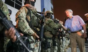 El presidente Guillermo Lasso sigue de cerca el trabajo de las autoridades en el estado de excepción que se decretó hace unos días en Ecuador