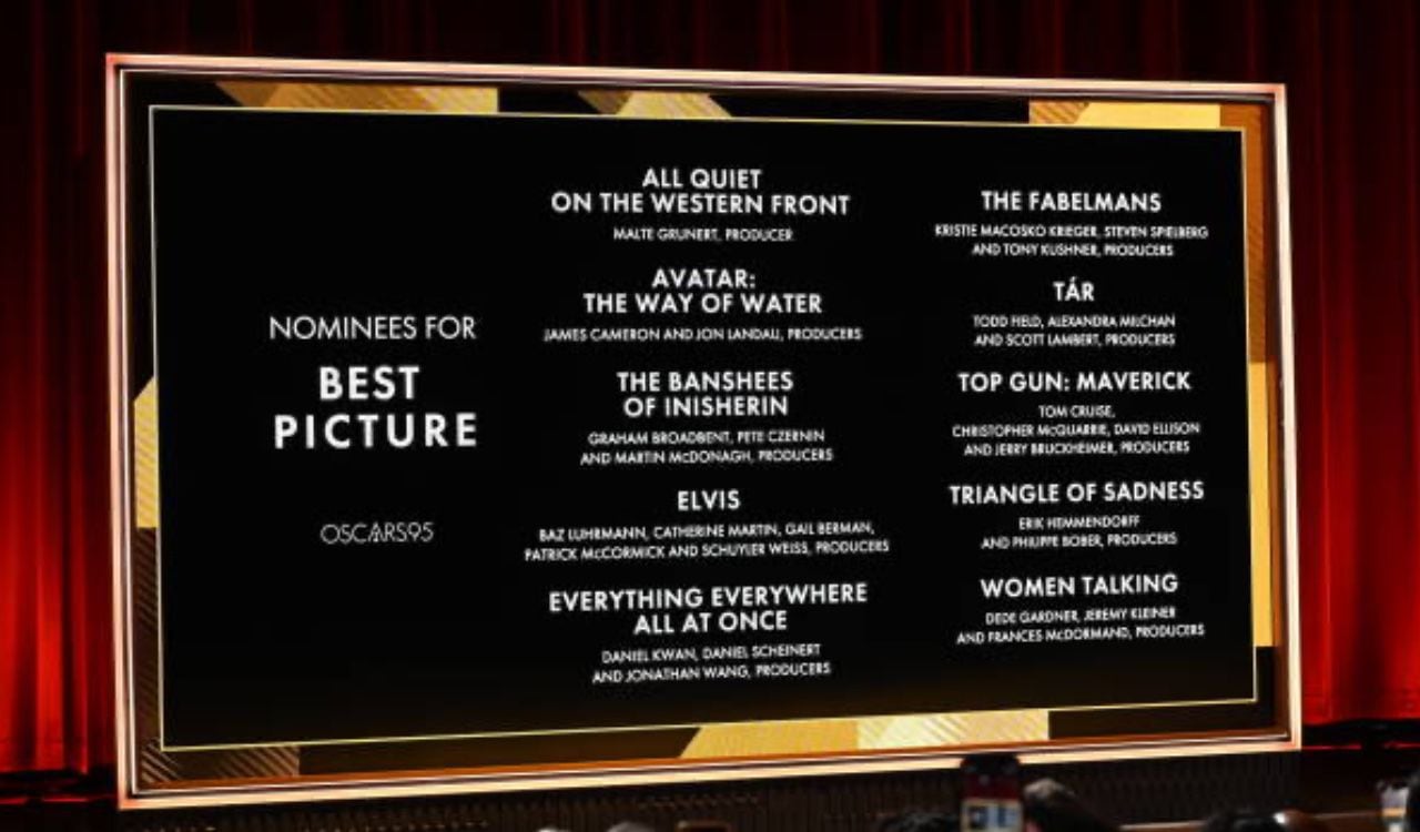 Estas son las 10 películas nominadas a mejor película en los Premios Óscar 2023