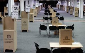 Puestos de votación, preparativos en el punto de Corferias, elecciones 2022