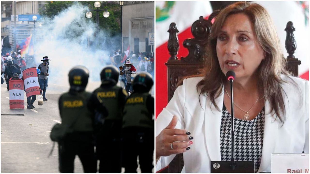 Manifestantes piden el cierre del Congreso, adelanto de elecciones y la salida de Dina Boluarte.