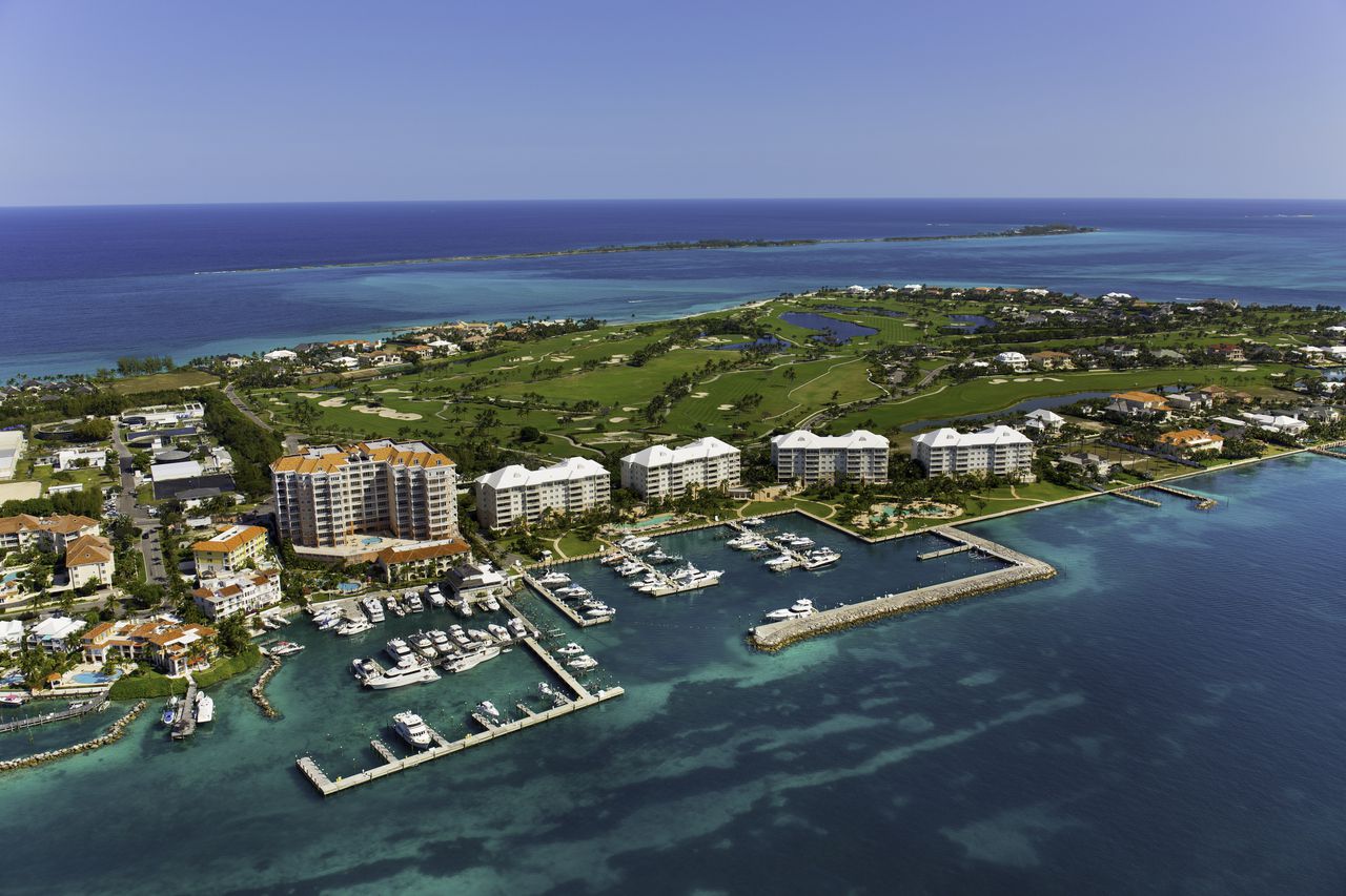 Ocean Club Golf Course and homes Paradise Island Nassau Bahamas