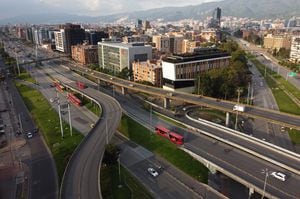 Panorámicas Bogota en cuarentena estricta abril 16 de 2021