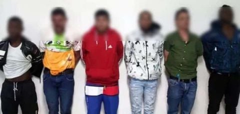 Los seis detenidos son de nacionalidad colombiana.