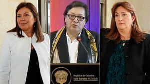 Luz Adriana Camargo, Amelia Pérez Parra y Angela María Buitrago