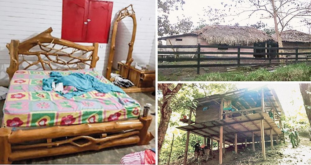   Otoniel tiene más de 60 campamentos y casas rústicas entre el sur de Antioquia y Córdoba. 