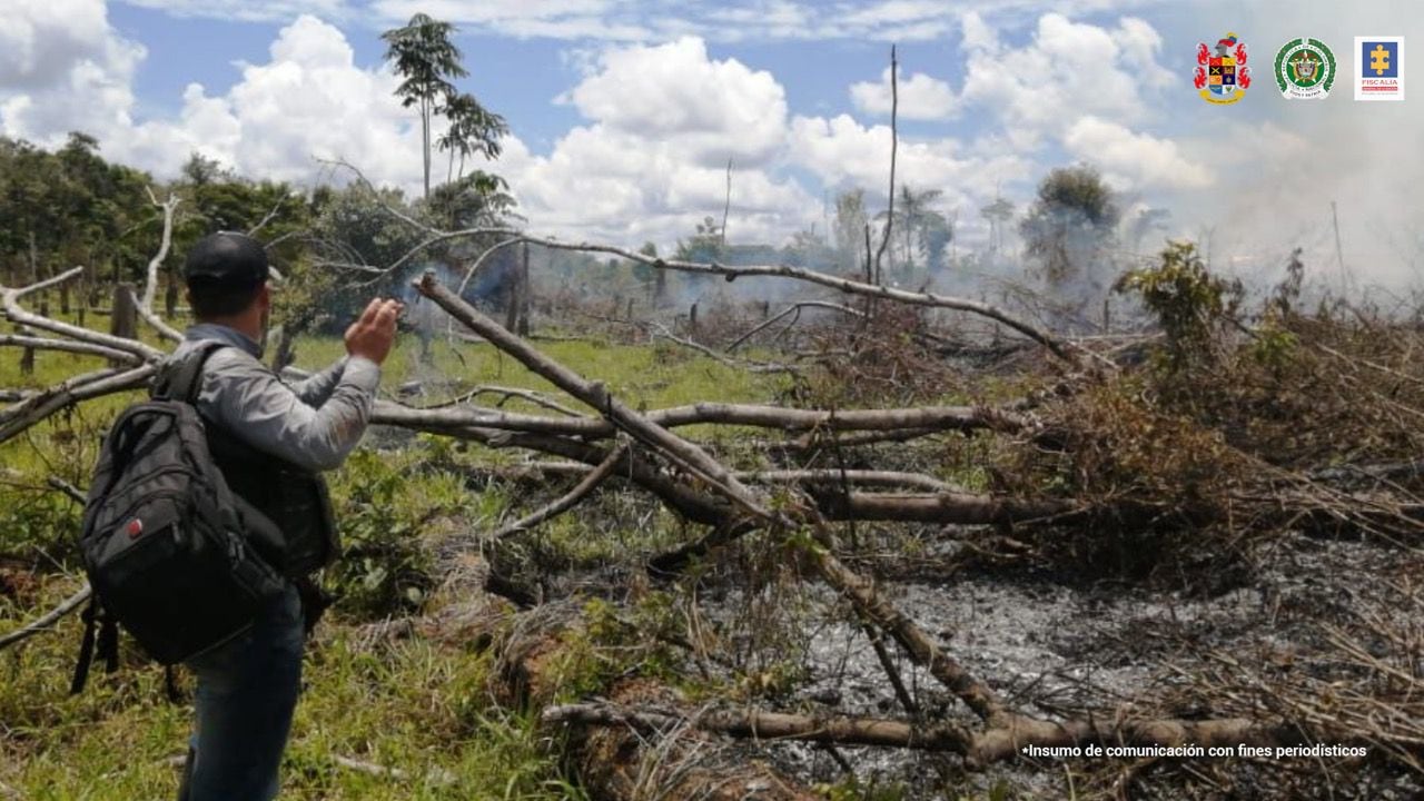 Reynaldo Quebrada Quilcué, un gobernador indígena, señalado como el mayor deforestador en Caquetá.