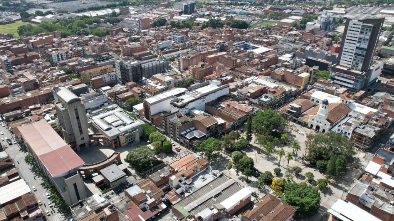 Panorámica del municipio de Itagüí, Antioquia.