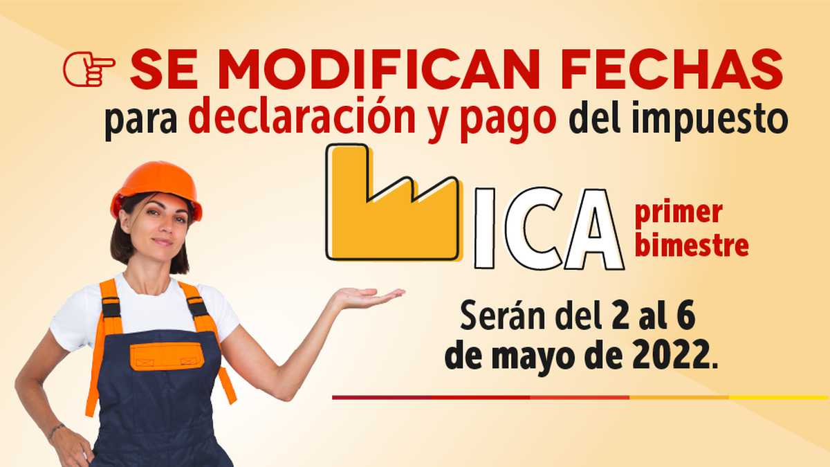 ICA: estas son las nuevas fechas para pagar el impuesto en Bogotá