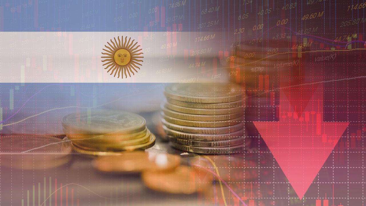 Argentina- Imagen de referencia sobre crisis económica y mercado bursátil