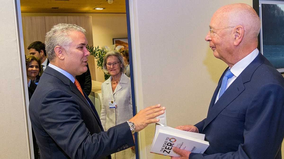 En reunión anual del Foro Económico Mundial, el Presidente Duque consolida el liderazgo de Colombia en la lucha contra el cambio climático, la transición energética y la reactivación segura