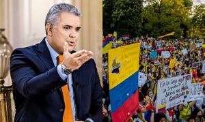 El presidente Iván Duque habló sobre la nueva convocatoria de marchas en Colombia.