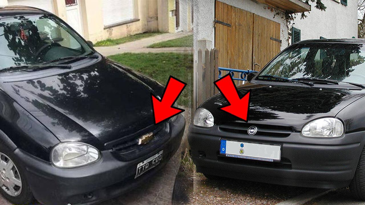 Chevrolet Corsa y Opel Corsa: el mismo vehículo.