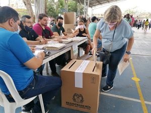 Votaciones en Barranquilla elecciones voto
