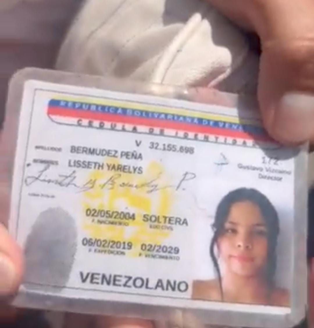 Cédula venezolana falsa. Foto: Cortesía.