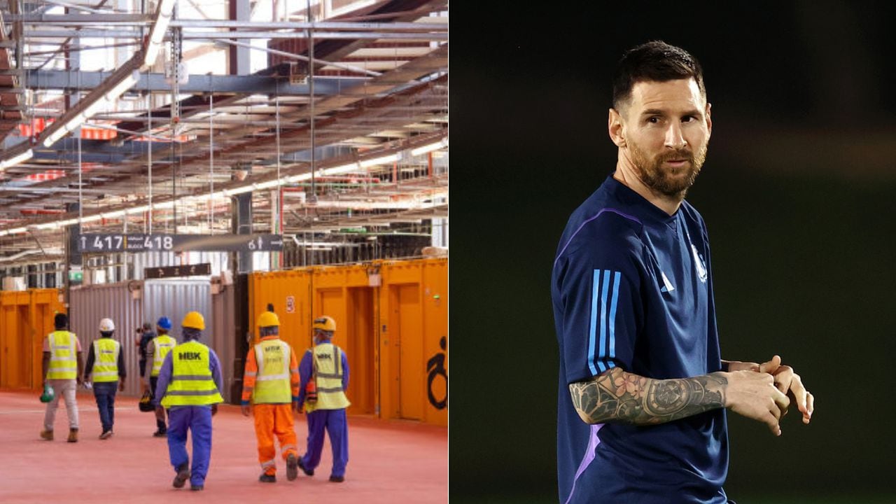 Obreros piden ayuda de Messi.