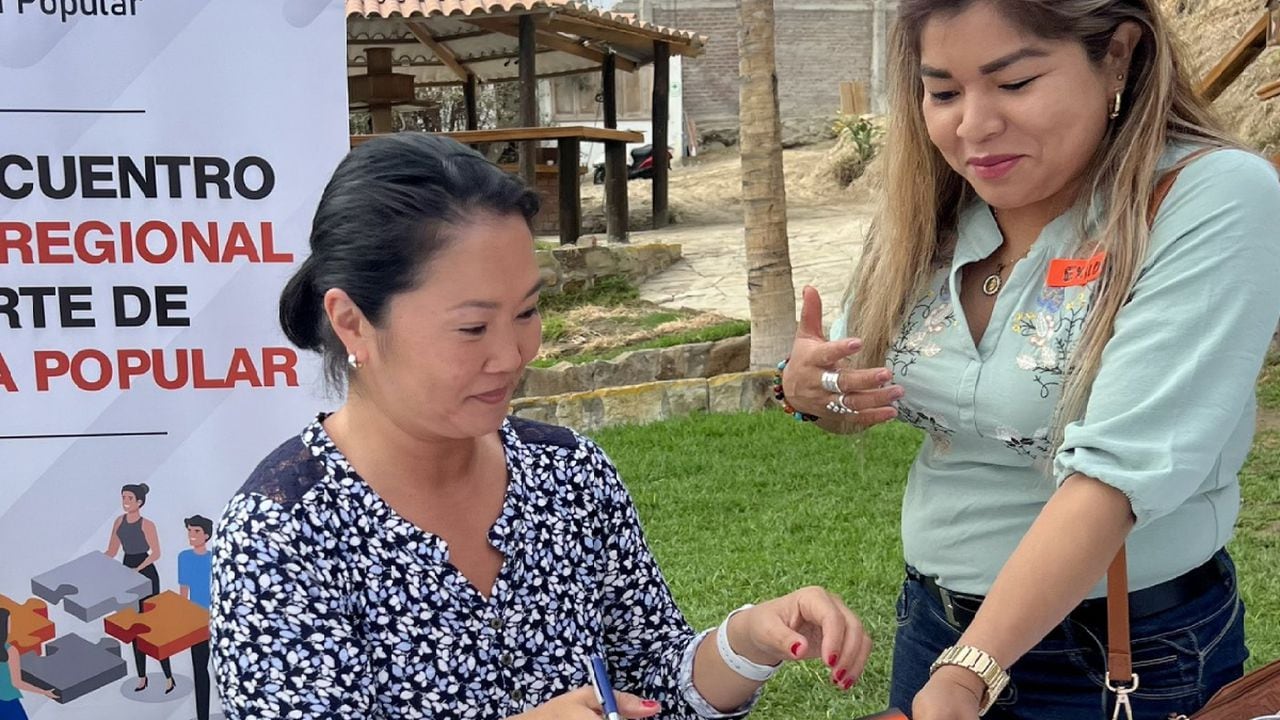 Keiko partidaria de anticipar elecciones en Perú, pero afirma que no sería candidata.