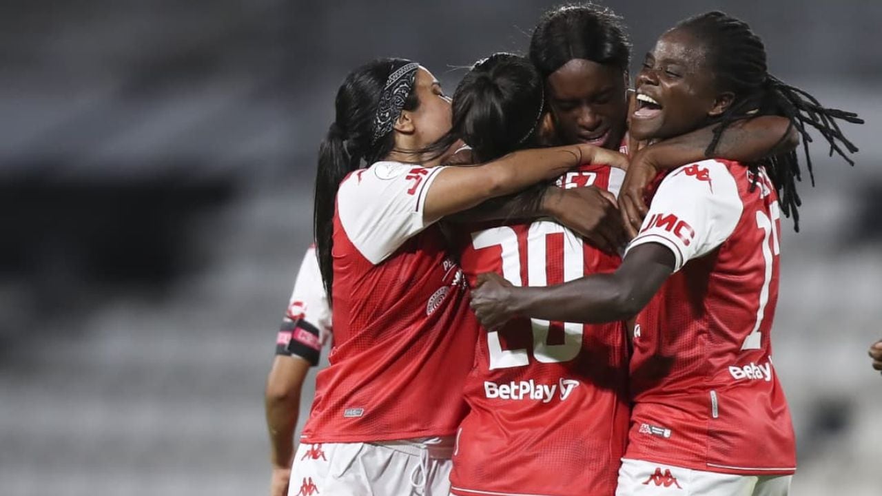 Independiente Santa Fe en la Copa Libertadores Femenina. Foto: Twitter oficial - @LibertadoresFEM.