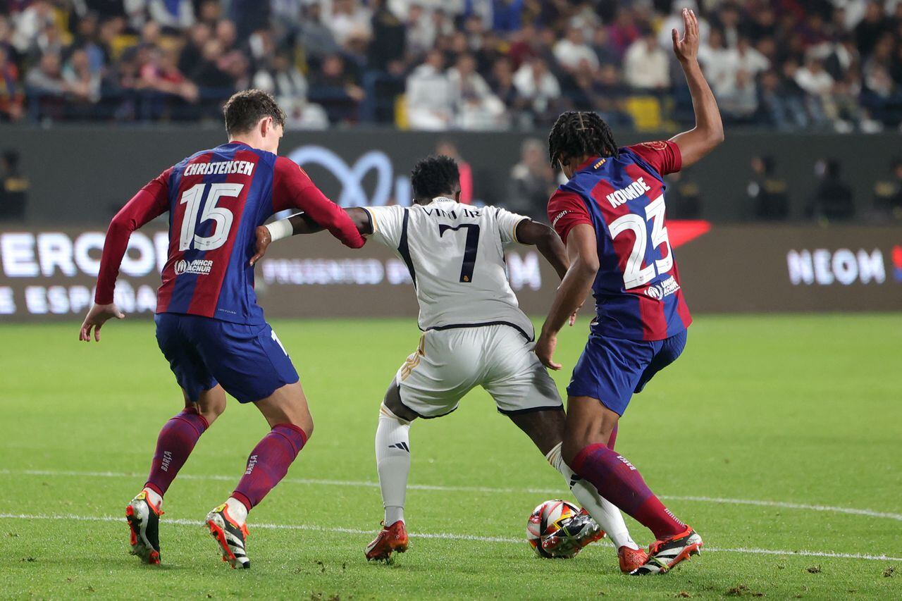 Vinicius fue clave en la victoria 'merengue' en la final de la Supercopa de España entre el Real Madrid y Barcelona